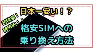 格安SIM　月額290円に驚愕！！日本一安い【日本通信SIM】を利用してみた！！